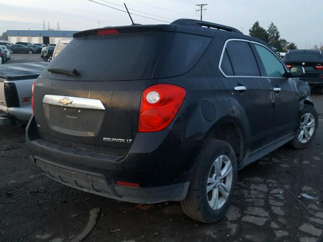 2GNFLFEKXF6113007 - 2015 CHEVROLET EQUINOX LT BLACK photo 4