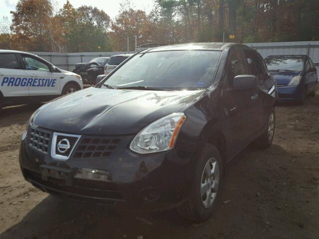 JN8AS5MV0AW100992 - 2010 NISSAN ROGUE S BLACK photo 2