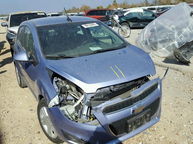 KL8CD6S95EC578562 - 2014 CHEVROLET SPARK 1LT BLUE photo 7