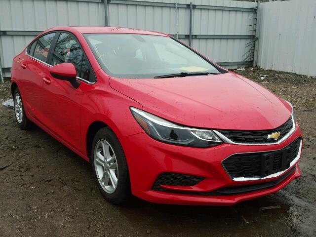 1G1BE5SM0H7228700 - 2017 CHEVROLET CRUZE LT RED photo 1