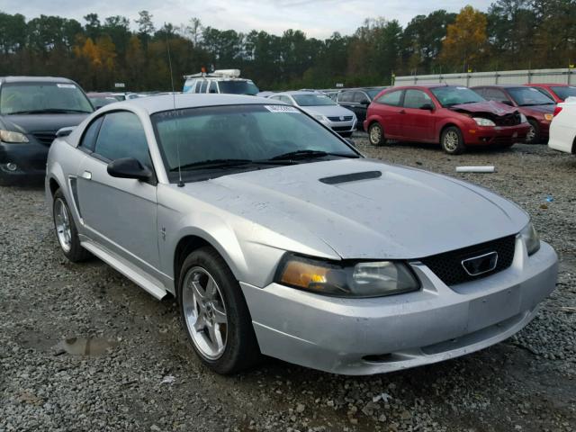 1FAFP404X1F244775 - 2001 FORD MUSTANG SILVER photo 1