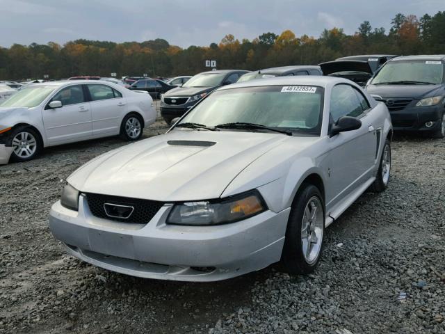 1FAFP404X1F244775 - 2001 FORD MUSTANG SILVER photo 2