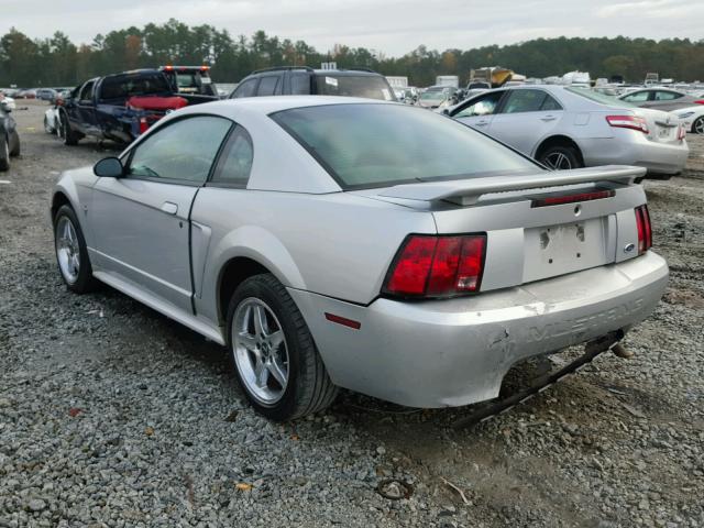 1FAFP404X1F244775 - 2001 FORD MUSTANG SILVER photo 3