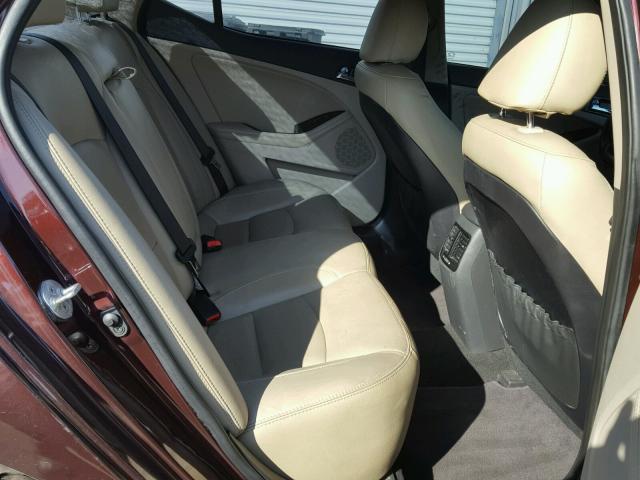 5XXGN4A73DG103839 - 2013 KIA OPTIMA EX BURGUNDY photo 6