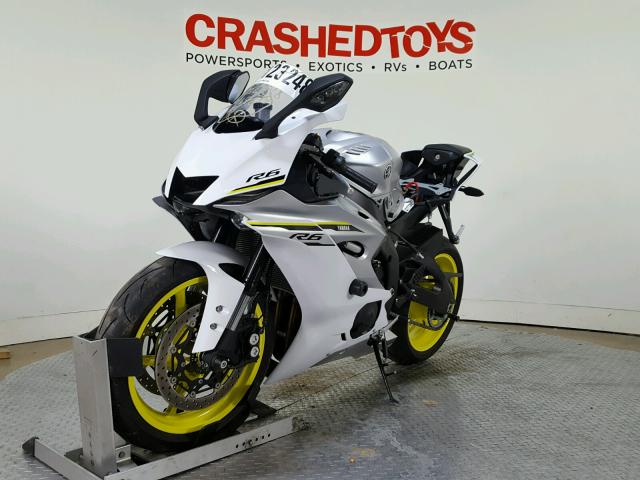 JYARJ28E7HA001180 - 2017 YAMAHA YZFR6 WHITE photo 4