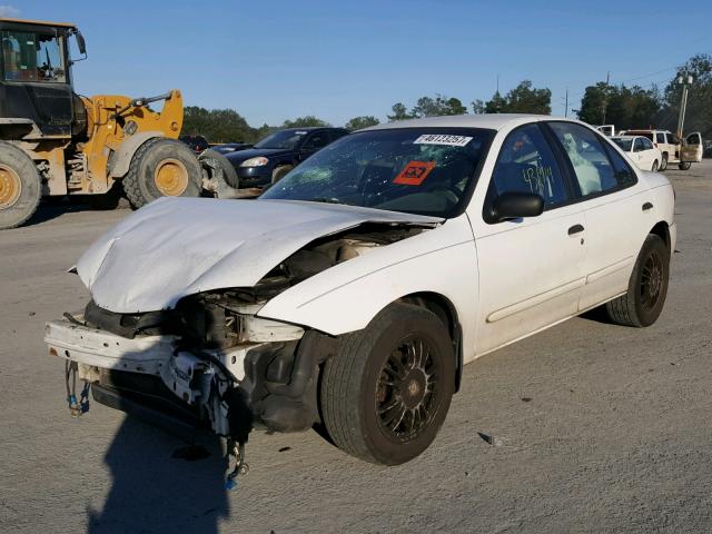 1G1JC52F437108104 - 2003 CHEVROLET CAVALIER WHITE photo 2