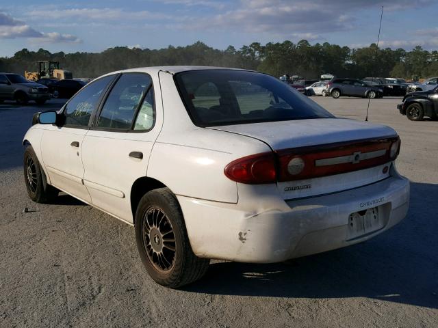 1G1JC52F437108104 - 2003 CHEVROLET CAVALIER WHITE photo 3