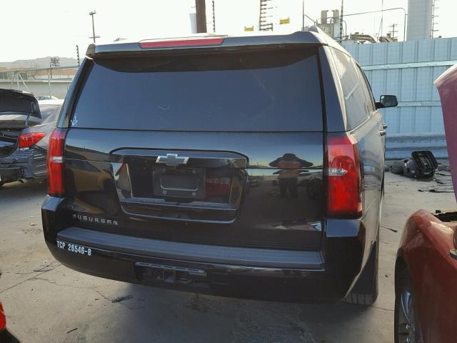 1GNSCHKC9FR171038 - 2015 CHEVROLET SUBURBAN C BLACK photo 4