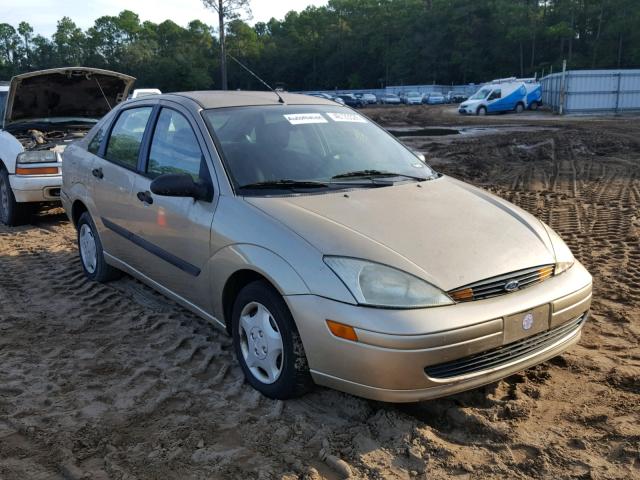1FAFP33P22W255660 - 2002 FORD FOCUS LX GOLD photo 1