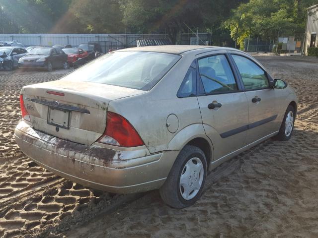 1FAFP33P22W255660 - 2002 FORD FOCUS LX GOLD photo 4