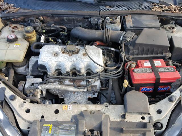 1FAFP33P22W255660 - 2002 FORD FOCUS LX GOLD photo 7
