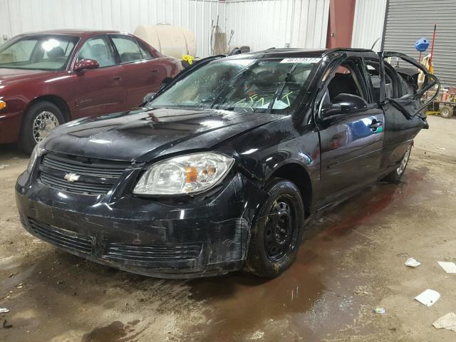 1G1AD5F55A7228084 - 2010 CHEVROLET COBALT 1LT BLACK photo 2