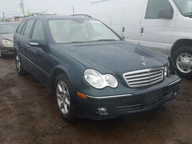 WDBRH81J15F617402 - 2005 MERCEDES-BENZ C 240 SPOR GREEN photo 1