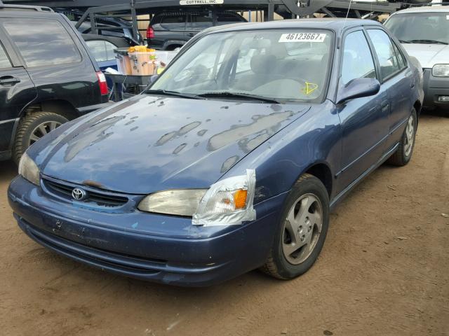 2T1BR12E2XC180563 - 1999 TOYOTA COROLLA BLUE photo 2