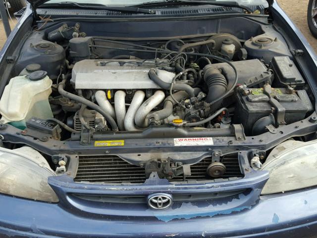 2T1BR12E2XC180563 - 1999 TOYOTA COROLLA BLUE photo 7