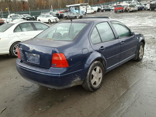 3VWSK69M42M033432 - 2002 VOLKSWAGEN JETTA GLS BLUE photo 4