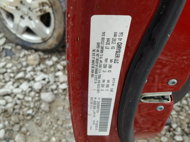 1B3HB28B08D770154 - 2008 DODGE CALIBER RED photo 10