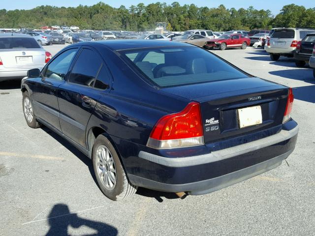 YV1RS64A642334495 - 2004 VOLVO S60 BLUE photo 3