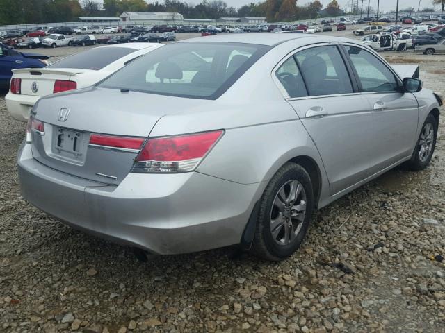 1HGCP2F64CA217311 - 2012 HONDA ACCORD SE SILVER photo 4