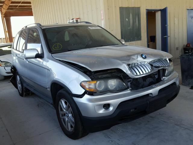 5UXFA13544LU31576 - 2004 BMW X5 3.0I GRAY photo 1