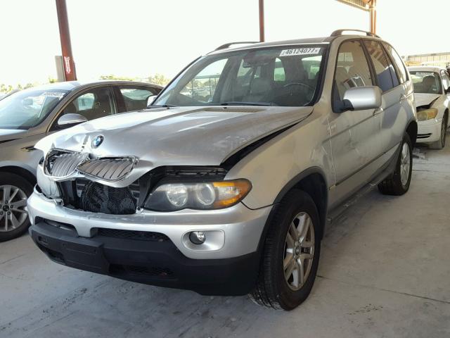 5UXFA13544LU31576 - 2004 BMW X5 3.0I GRAY photo 2