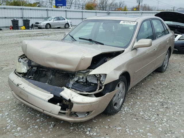 4T1BF28B53U296117 - 2003 TOYOTA AVALON XL GOLD photo 2