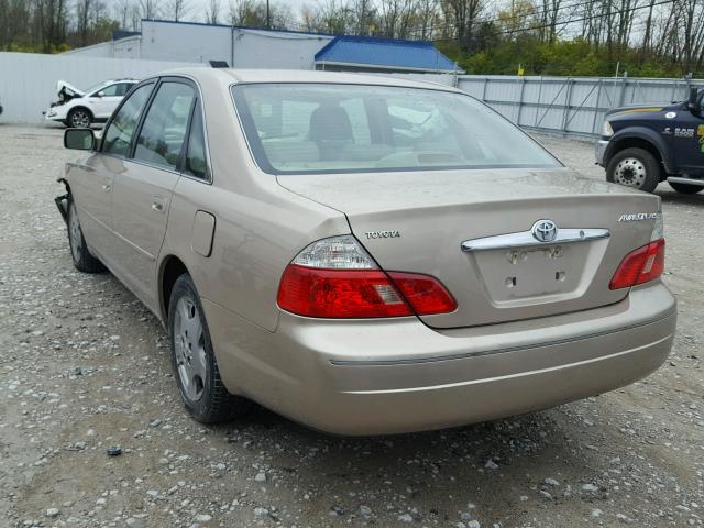 4T1BF28B53U296117 - 2003 TOYOTA AVALON XL GOLD photo 3