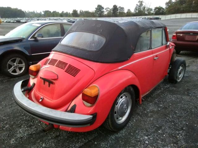 1552229129 - 1975 VOLKSWAGEN BEETLE RED photo 4