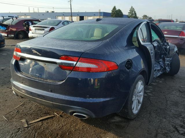 SAJWA0FB5CLS53710 - 2012 JAGUAR XF BLUE photo 4