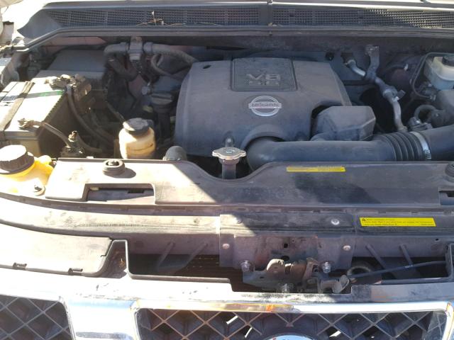 1N6BA07A37N241324 - 2007 NISSAN TITAN XE WHITE photo 7