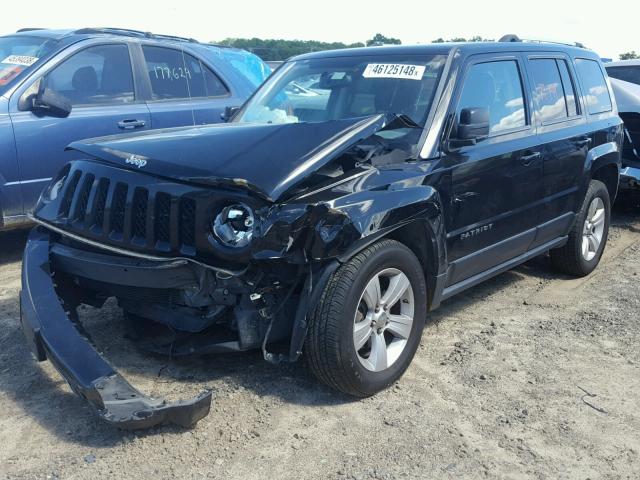 1C4NJPCB5CD605847 - 2012 JEEP PATRIOT LI BLACK photo 2