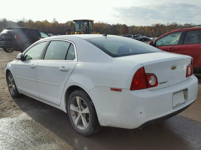 1G1ZC5E14BF210669 - 2011 CHEVROLET MALIBU 1LT WHITE photo 3