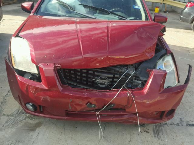 3N1AB61E38L702908 - 2008 NISSAN SENTRA 2.0 MAROON photo 9