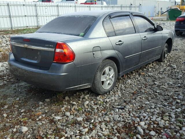 1G1ZT52815F290423 - 2005 CHEVROLET MALIBU LS GRAY photo 4