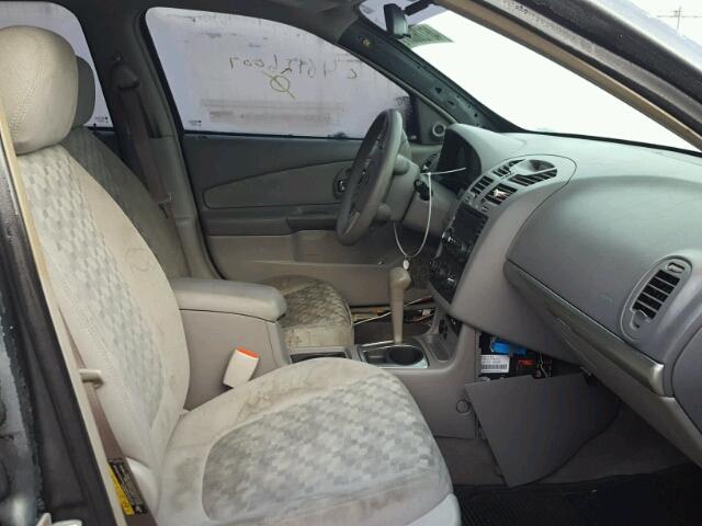 1G1ZT52815F290423 - 2005 CHEVROLET MALIBU LS ნაცრისფერი ფოტო 5