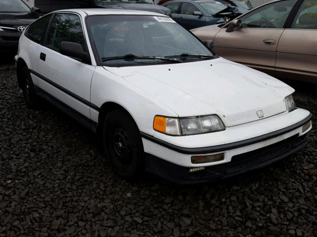 JHMED8365MS020777 - 1991 HONDA CIVIC CRX WHITE photo 1