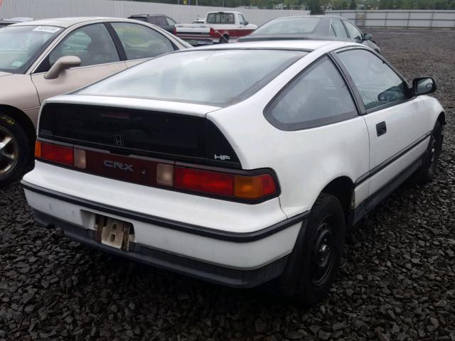 JHMED8365MS020777 - 1991 HONDA CIVIC CRX WHITE photo 4