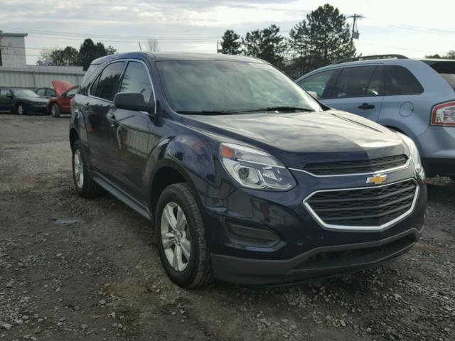 2GNALBEK5G1137135 - 2016 CHEVROLET EQUINOX LS BLUE photo 1