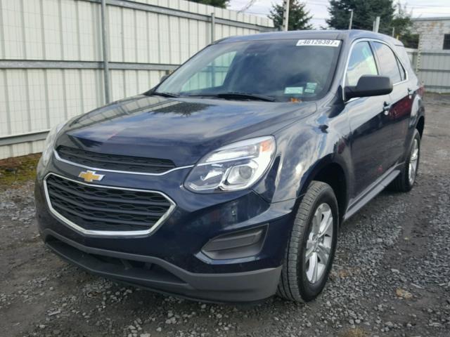 2GNALBEK5G1137135 - 2016 CHEVROLET EQUINOX LS BLUE photo 2