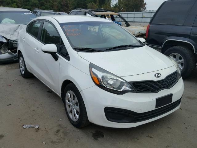 KNADM4A31D6130200 - 2013 KIA RIO LX WHITE photo 1