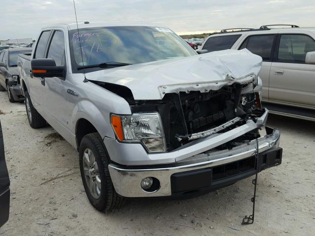 1FTFW1CT7EKF35973 - 2014 FORD F150 SUPER SILVER photo 1