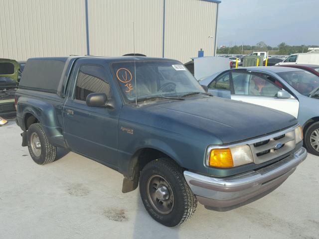 1FTCR10A8TPB22926 - 1996 FORD RANGER GREEN photo 1