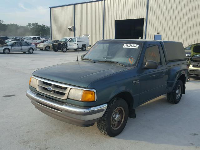 1FTCR10A8TPB22926 - 1996 FORD RANGER GREEN photo 2