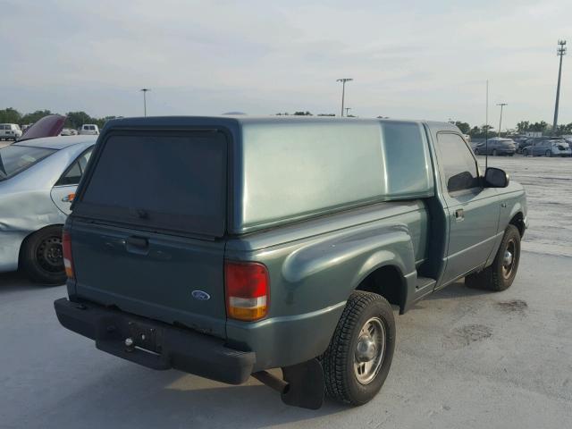 1FTCR10A8TPB22926 - 1996 FORD RANGER GREEN photo 4