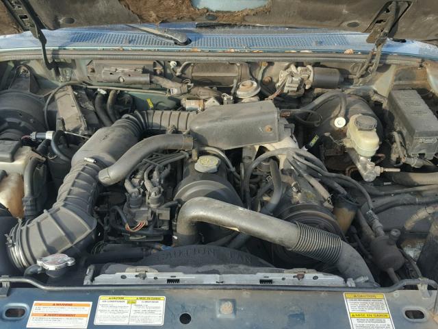 1FTCR10A8TPB22926 - 1996 FORD RANGER GREEN photo 7