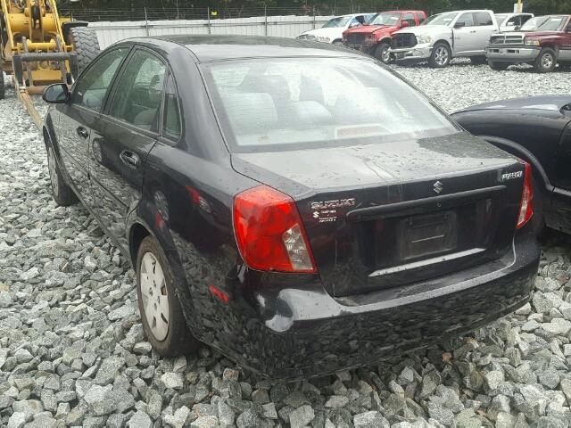 KL5JD56Z37K594650 - 2007 SUZUKI FORENZA BA BLACK photo 3