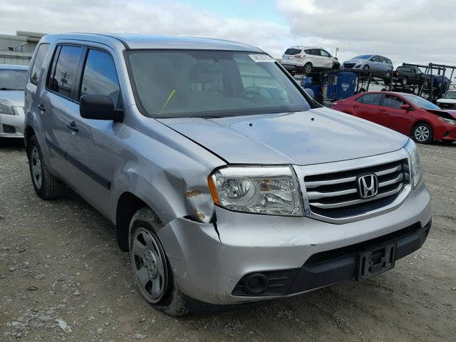 5FNYF4H20DB057031 - 2013 HONDA PILOT SILVER photo 1