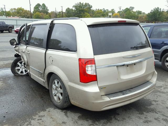 2C4RC1BG2CR389894 - 2012 CHRYSLER TOWN & COU TAN photo 3