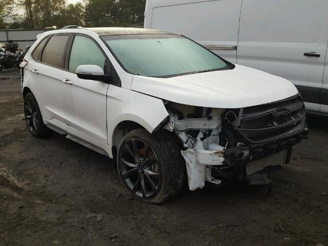 2FMTK4APXFBB69844 - 2015 FORD EDGE WHITE photo 1