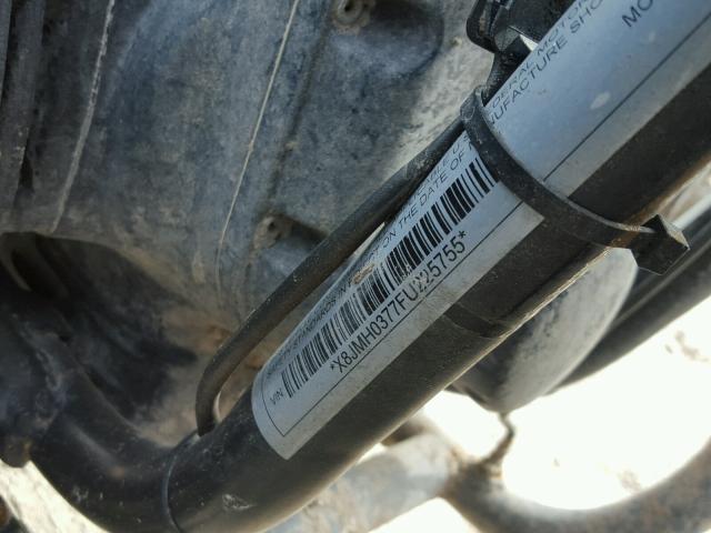 X8JMH0377FU225755 - 2015 URAL MOTORCYCLE BLACK photo 10